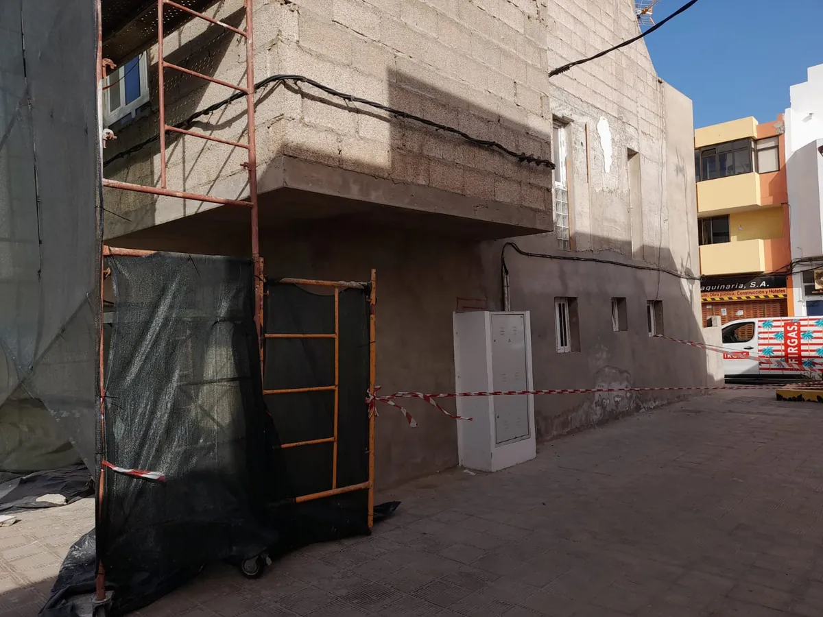 Rehabilitación de fachada en casco urbano